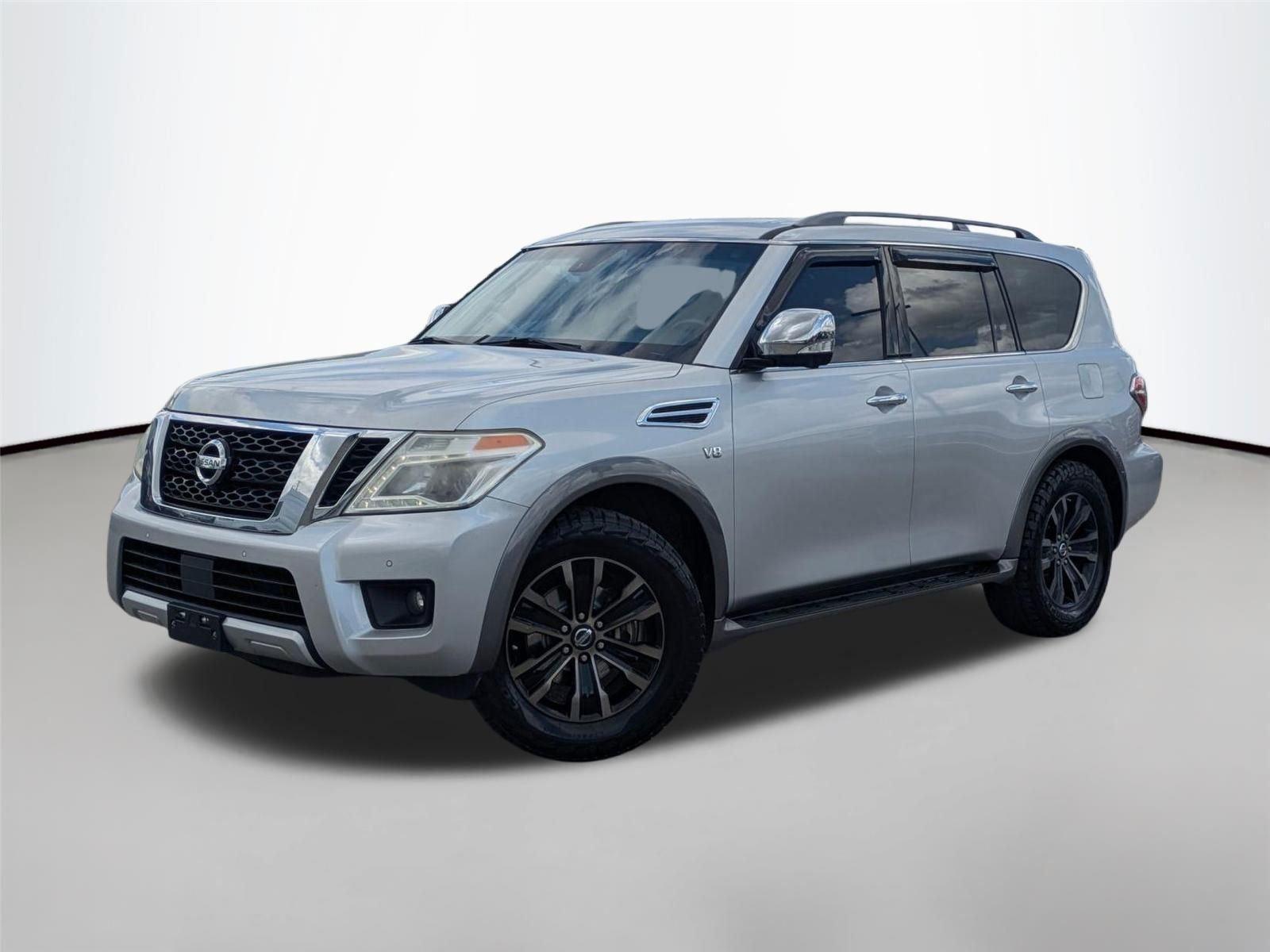 Brilliant Silver 2017 Nissan Armada Platinum SUV / Crossover 4X2 Automatic
