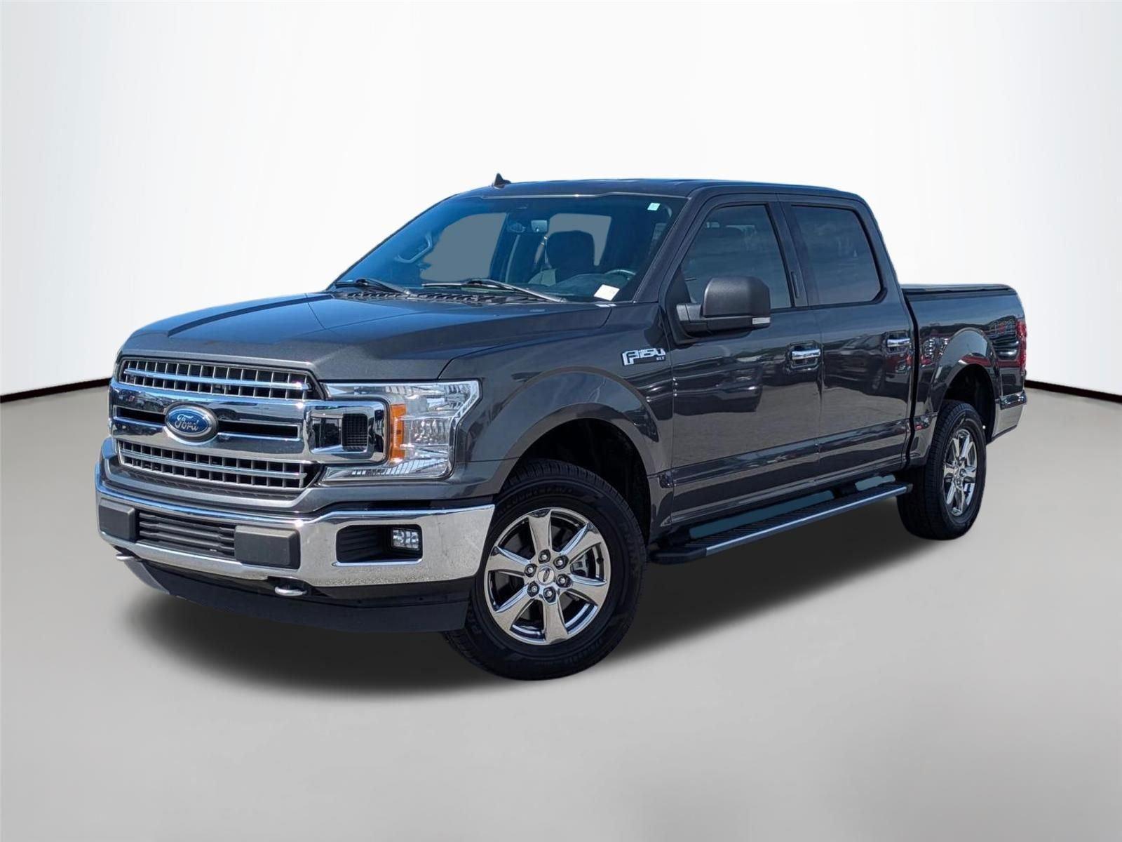 Gray (Magnetic Metallic) 2020 Ford F-150 XLT SuperCrew 4WD Pickup Truck Four-Wheel Drive 6-Speed Automatic