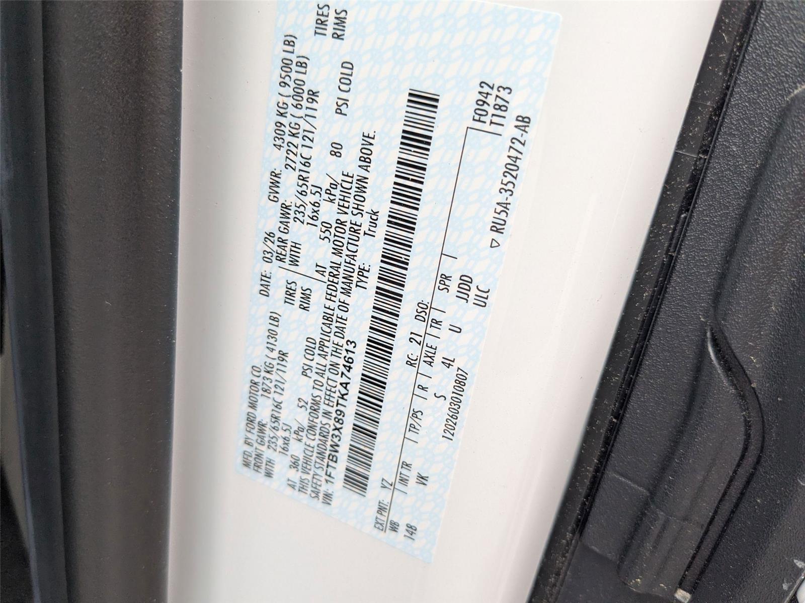 New 2026 Oxford White Ford T350 image 25