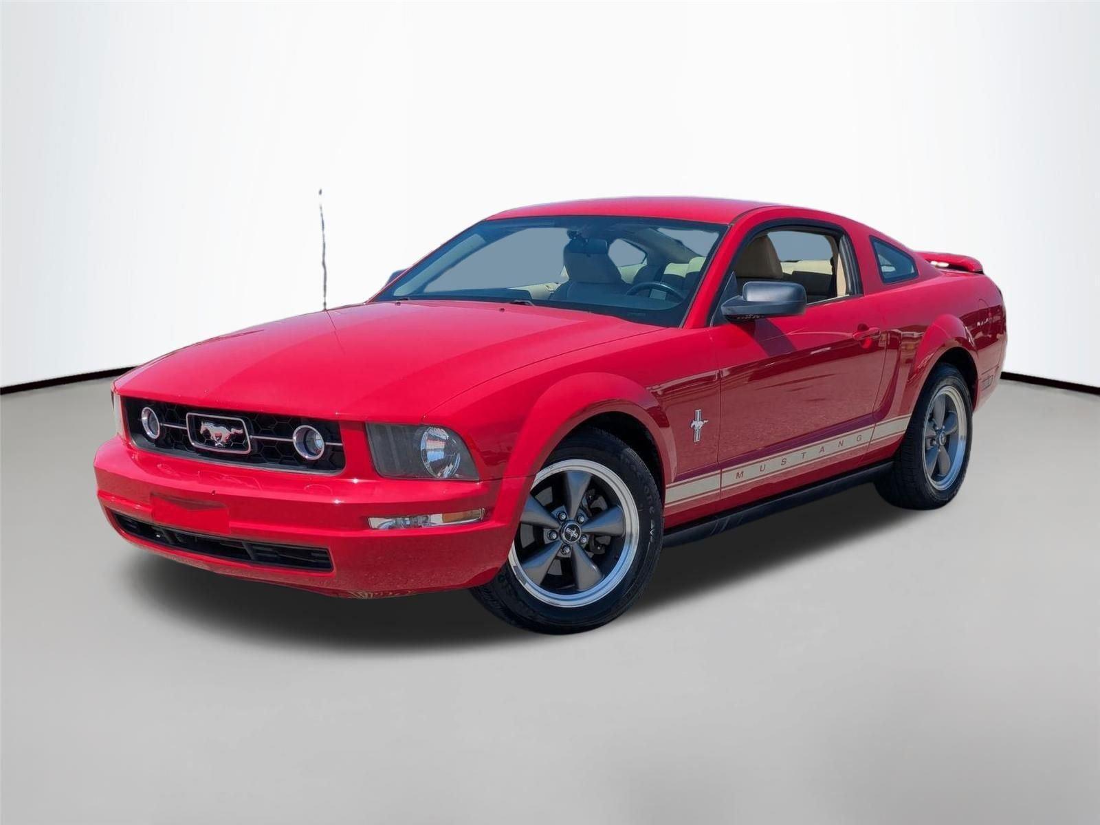 Redfire Metallic 2006 Ford Mustang V6 Deluxe Coupe RWD Coupe Rear-Wheel Drive 5-Speed Manual