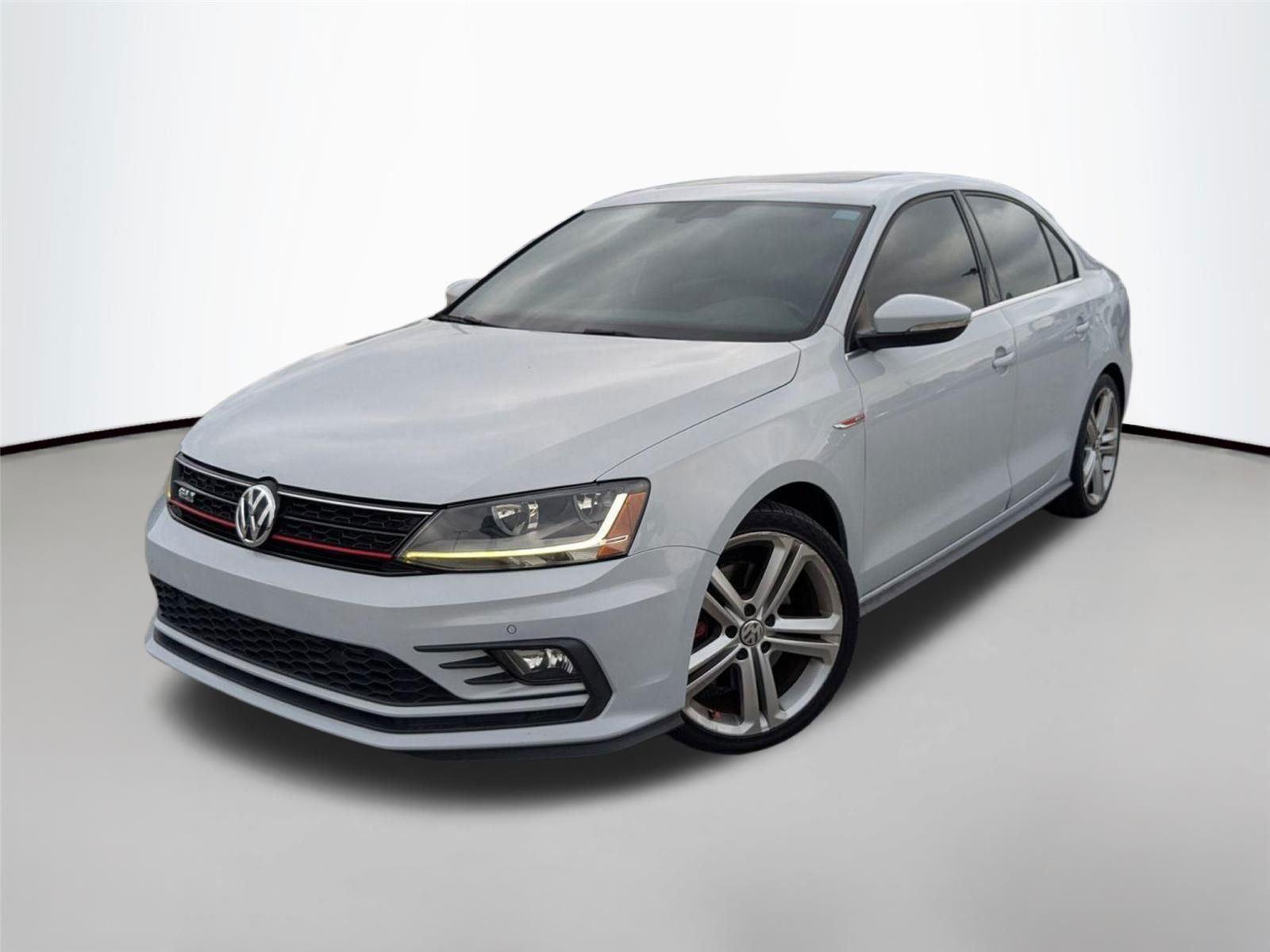 White Silver Metallic 2017 Volkswagen Jetta GLI 2.0T FWD Sedan Front-Wheel Drive Automatic