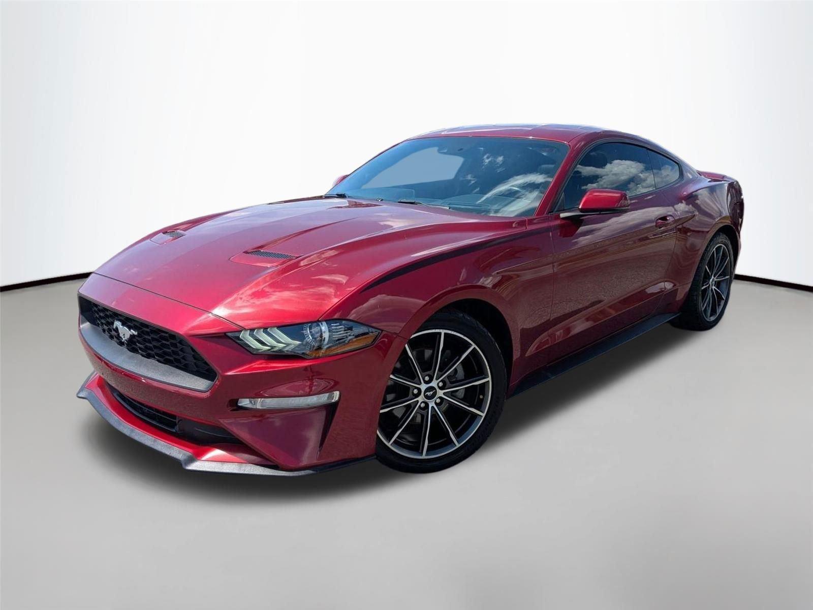 Ruby Red Metallic Tinted Clearcoat 2019 Ford Mustang EcoBoost Premium Coupe RWD Coupe Rear-Wheel Drive 6-Speed Manual