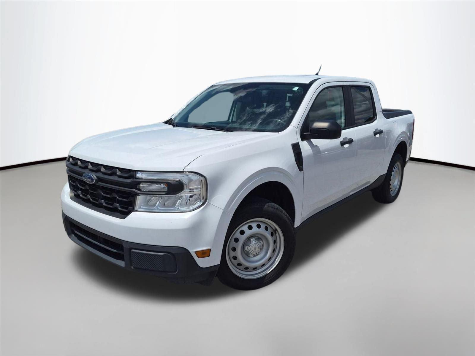 Oxford White 2022 Ford Maverick Pickup Truck Front-Wheel Drive Continuously Variable Transmission