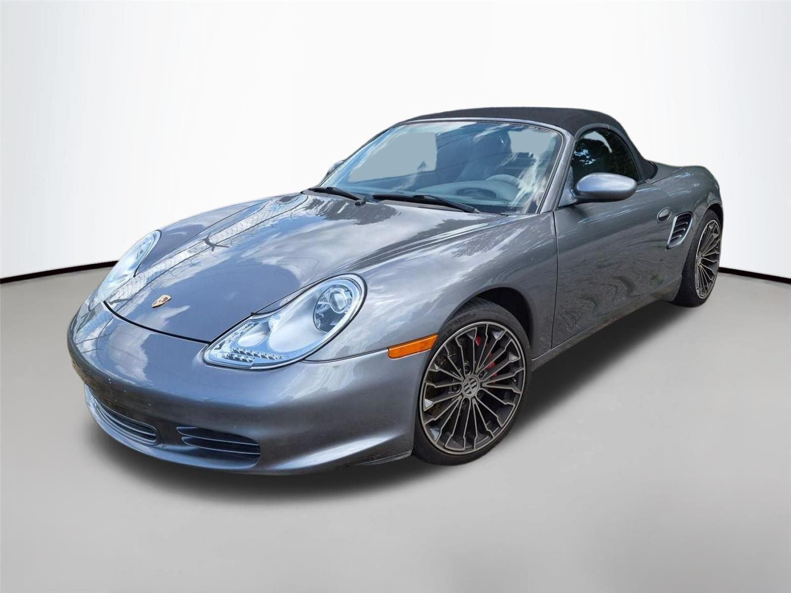 Gray (Seal Grey Metallic) 2003 Porsche Boxster Convertible Rear-Wheel Drive 