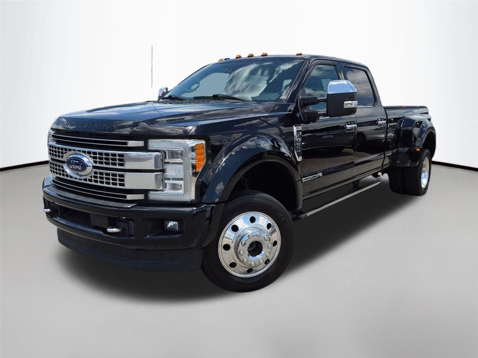 Shadow Black 2017 Ford F-450 Super Duty Pickup Truck Four-Wheel Drive 6-Speed Automatic