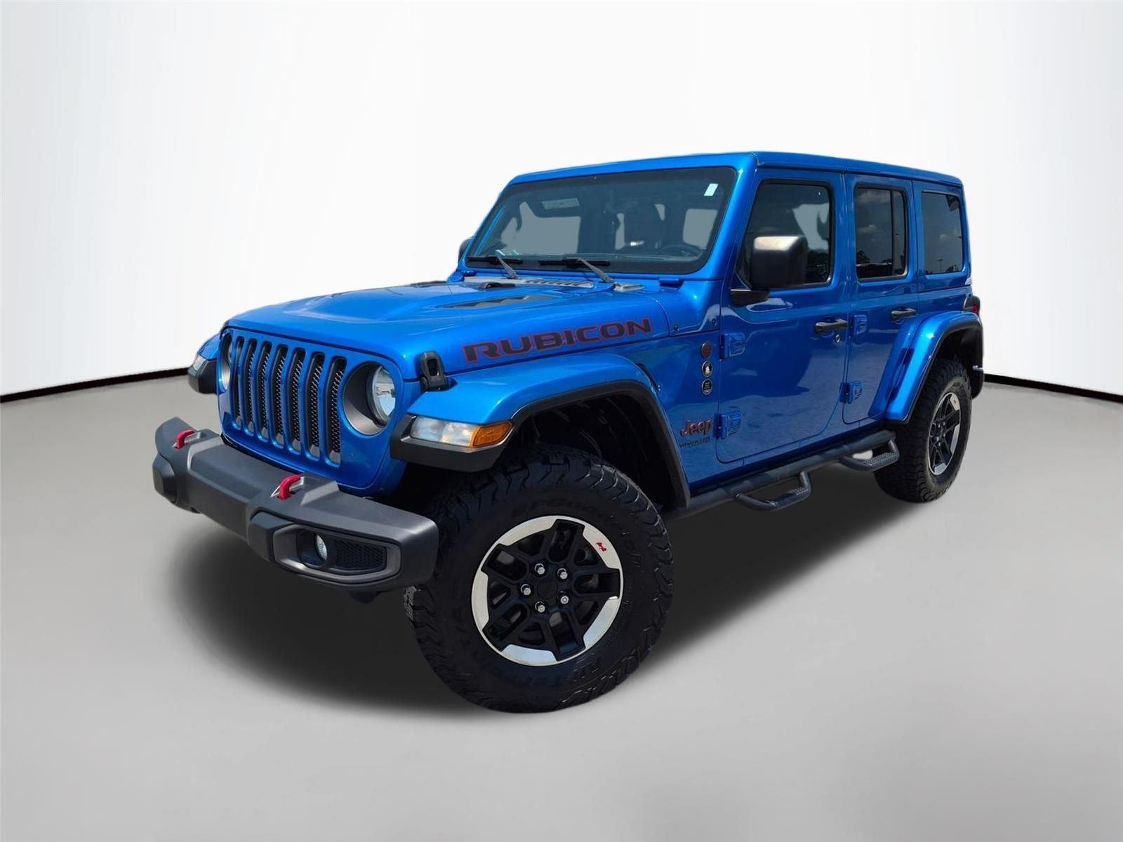 Hydro Blue Pearlcoat 2021 Jeep Wrangler SUV / Crossover Four-Wheel Drive 8-Speed Automatic