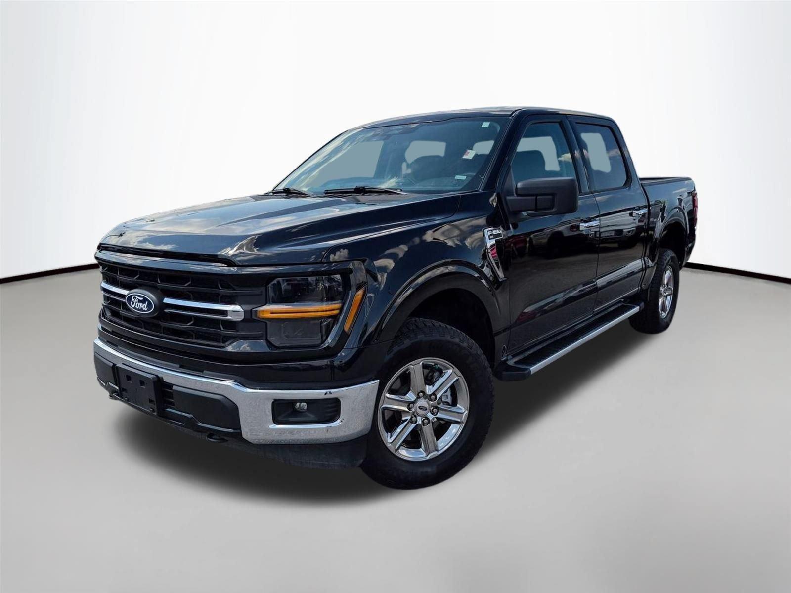 Agate Black Metallic 2025 Ford F-150 Pickup Truck Four-Wheel Drive Automatic