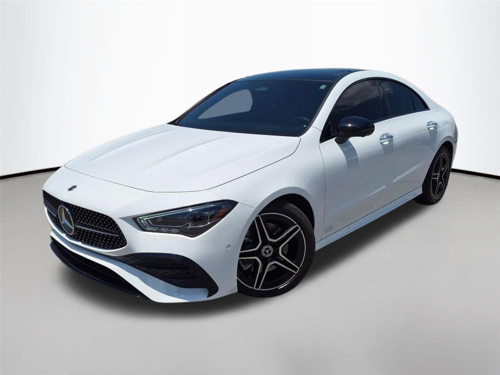 Polar White 2025 Mercedes-Benz CLA Coupe Front-Wheel Drive Automatic