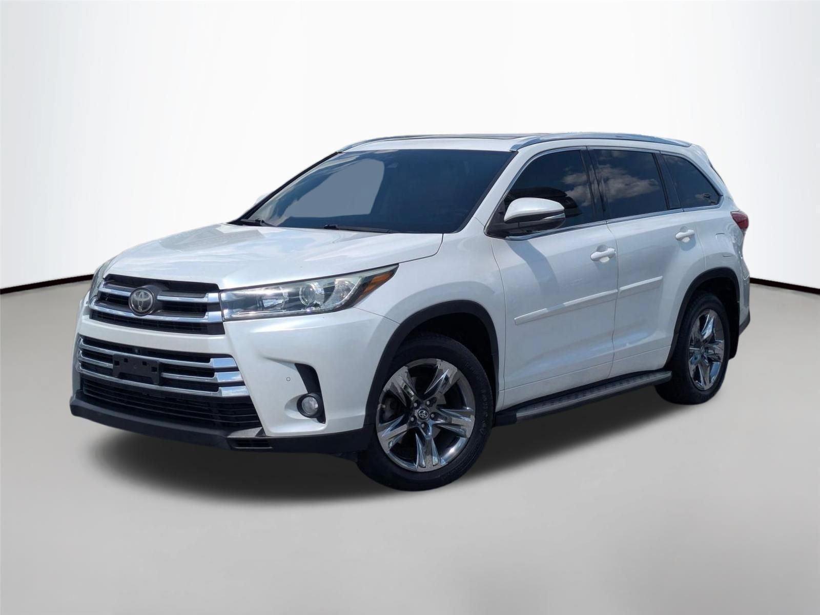 White (Blizzard Pearl) 2018 Toyota Highlander SUV / Crossover Front-Wheel Drive Automatic