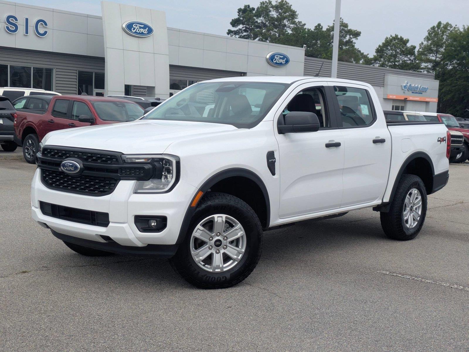 Oxford White 2024 Ford Ranger Pickup Truck Four-Wheel Drive Automatic