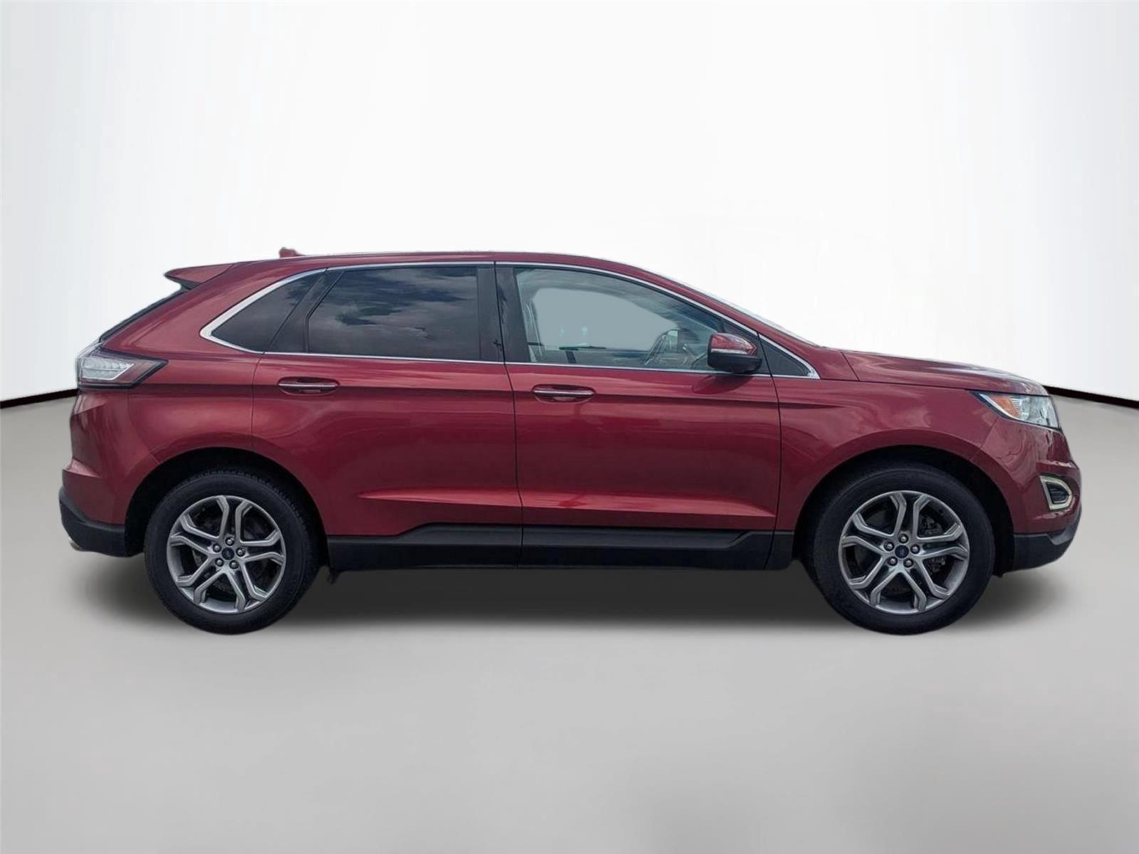 Used 2016 Ruby Red Metallic Tinted Clearcoat Ford Titanium image 4