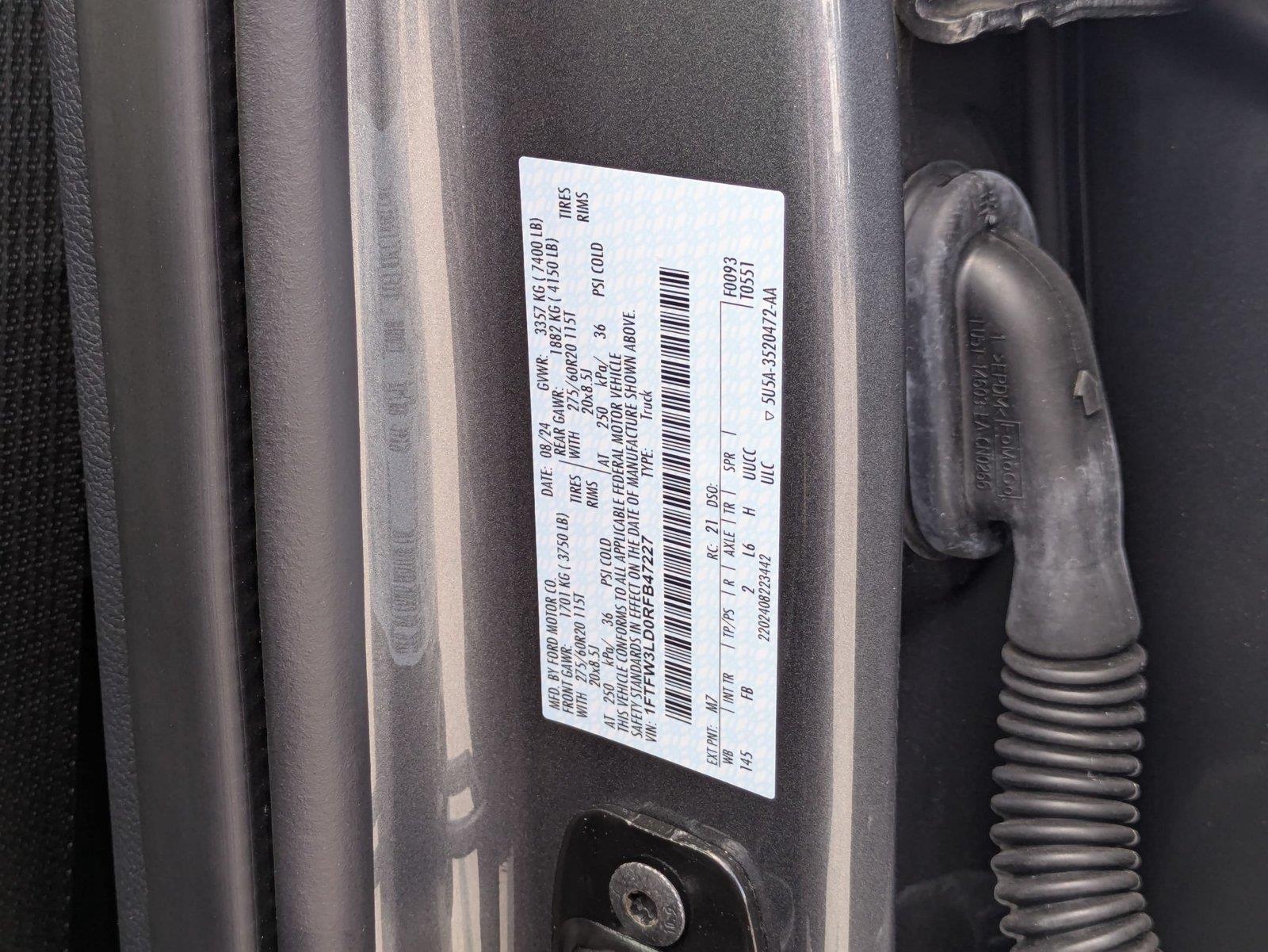New 2024 Carbonized Gray Metallic Ford XLT image 36