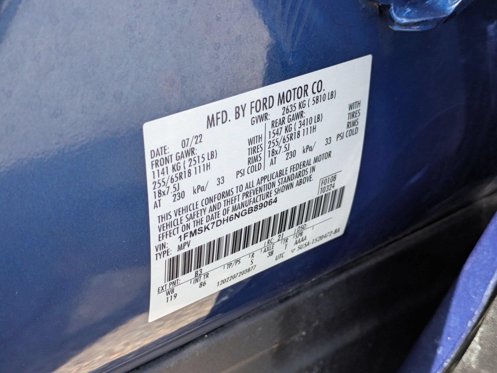 Used 2022 Atlas Blue Metallic Ford XLT image 37