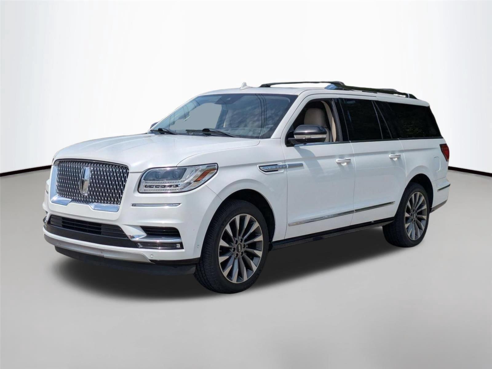 Pristine White 2021 Lincoln Navigator SUV / Crossover Four-Wheel Drive Automatic
