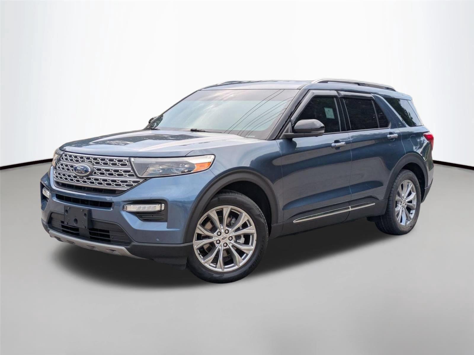 Blue Metallic 2020 Ford Explorer SUV / Crossover Rear-Wheel Drive Automatic