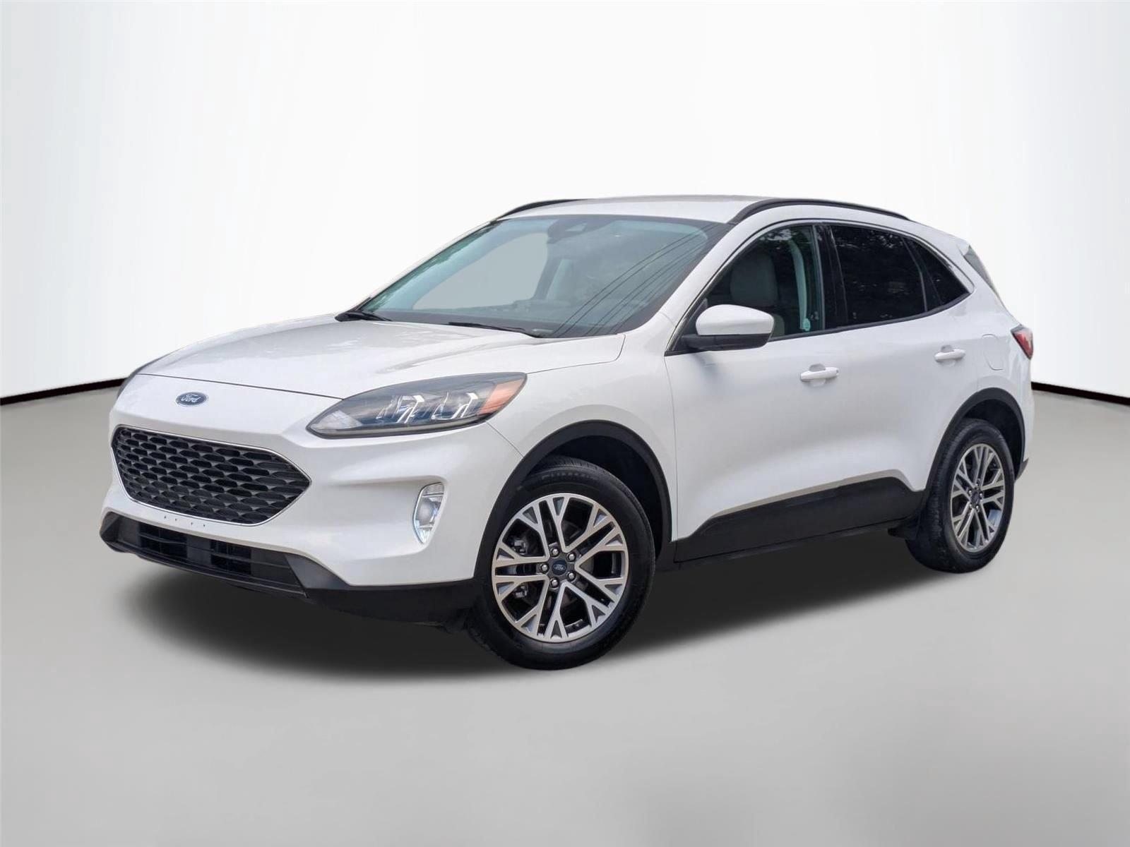Star White Metallic Tri-Coat 2021 Ford Escape SUV / Crossover All-Wheel Drive
