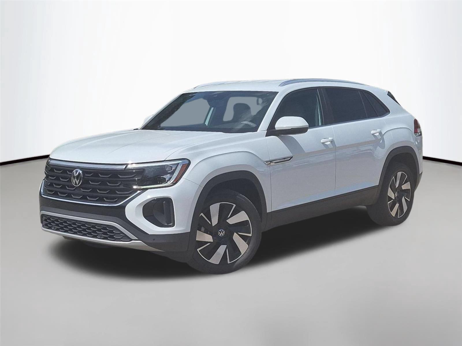 Pure White 2025 Volkswagen Atlas Cross Sport SUV / Crossover Front-Wheel Drive Automatic