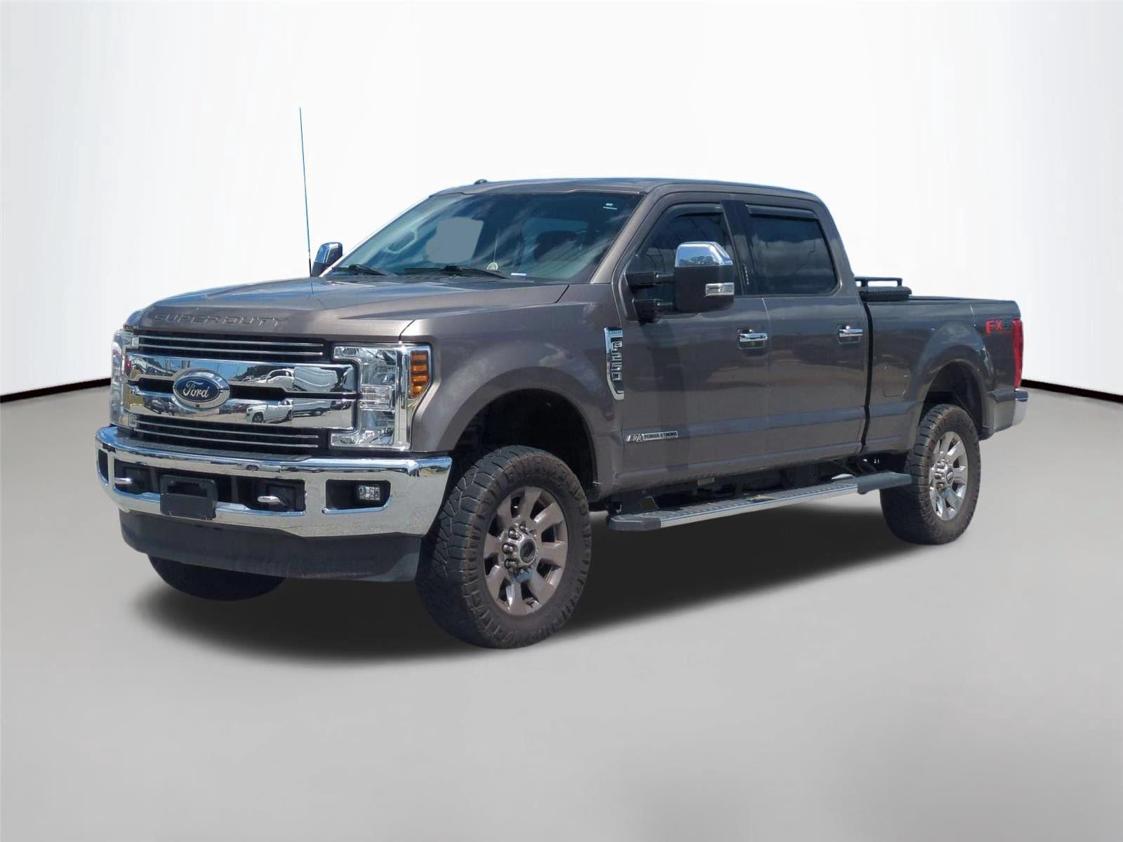 Stone Gray Metallic 2018 Ford F-250 Super Duty Pickup Truck Four-Wheel Drive 6-Speed Automatic