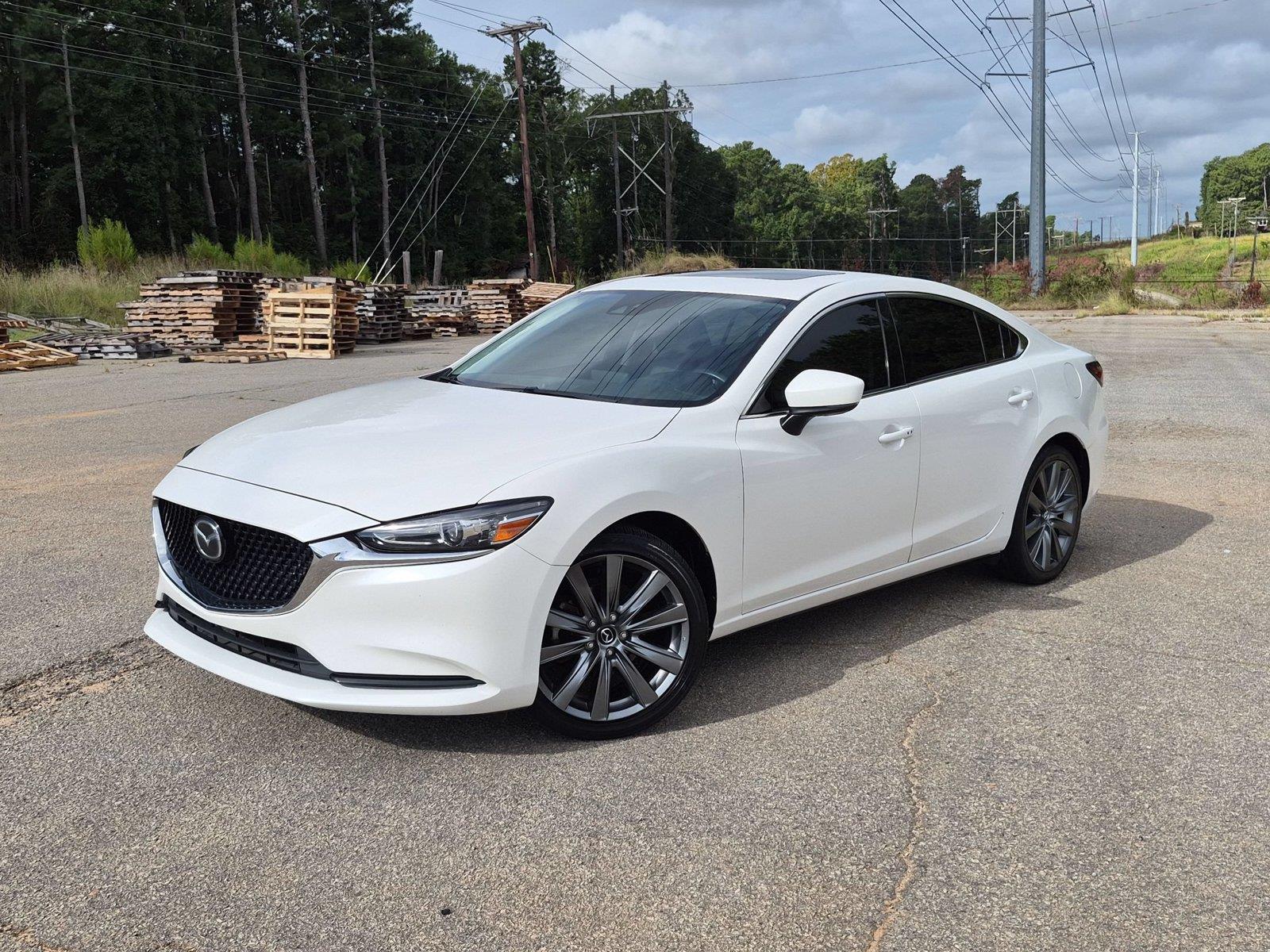 Snowflake White Pearl Mica 2021 Mazda MAZDA6 Sedan Front-Wheel Drive Automatic