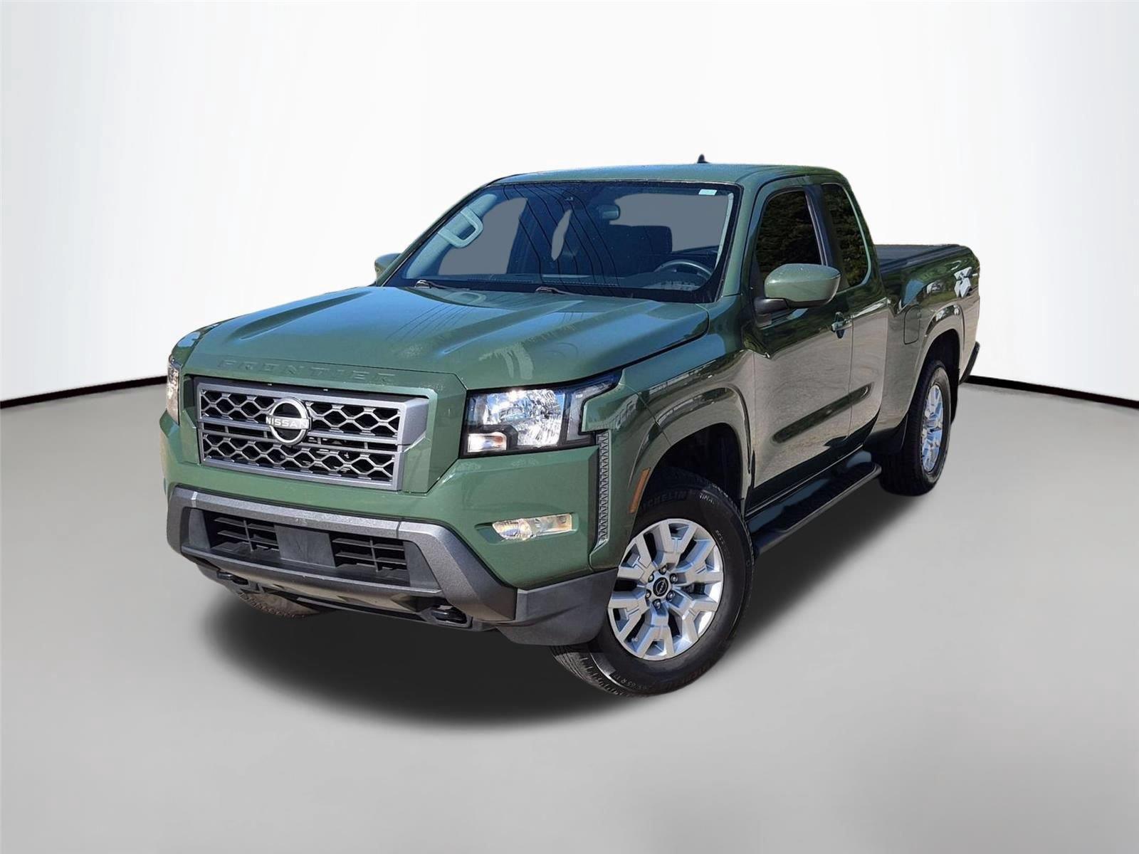 Gray (Gun Metallic) 2022 Nissan Frontier Pickup Truck Four-Wheel Drive Automatic