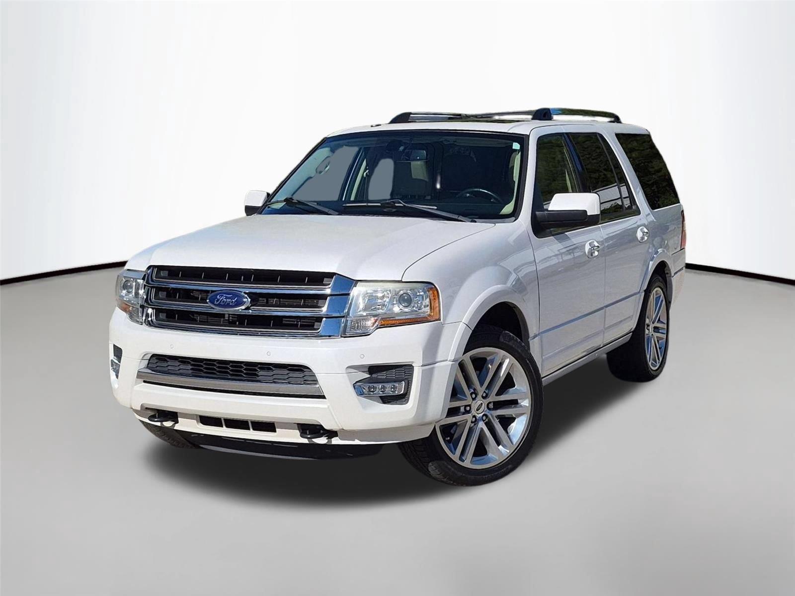 White Platinum Metallic Tri-Coat 2017 Ford Expedition SUV / Crossover Four-Wheel Drive 6-Speed Automatic