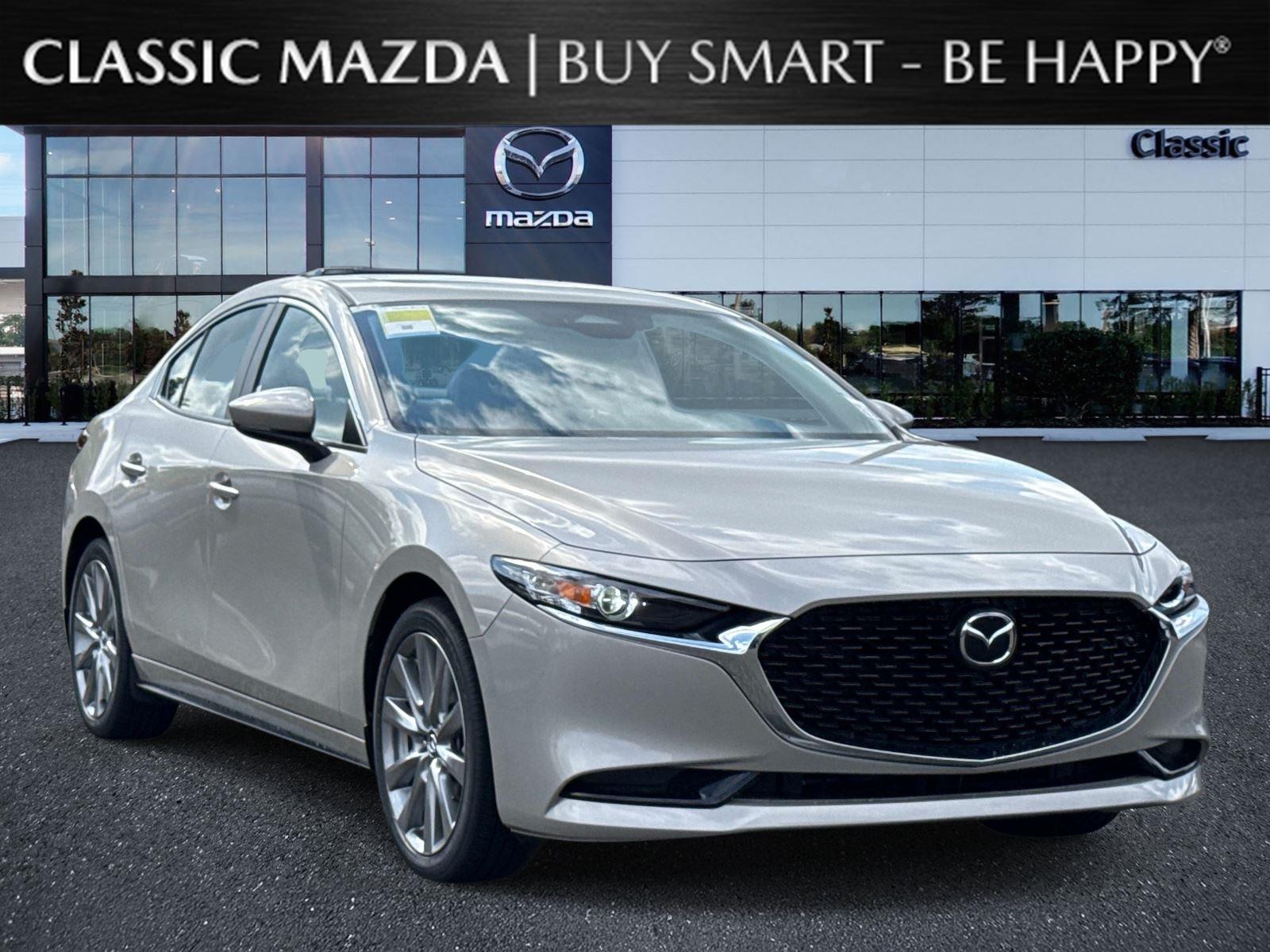 Gray (Platinum Quartz Metallic) 2026 Mazda MAZDA3 Sedan Front-Wheel Drive Automatic