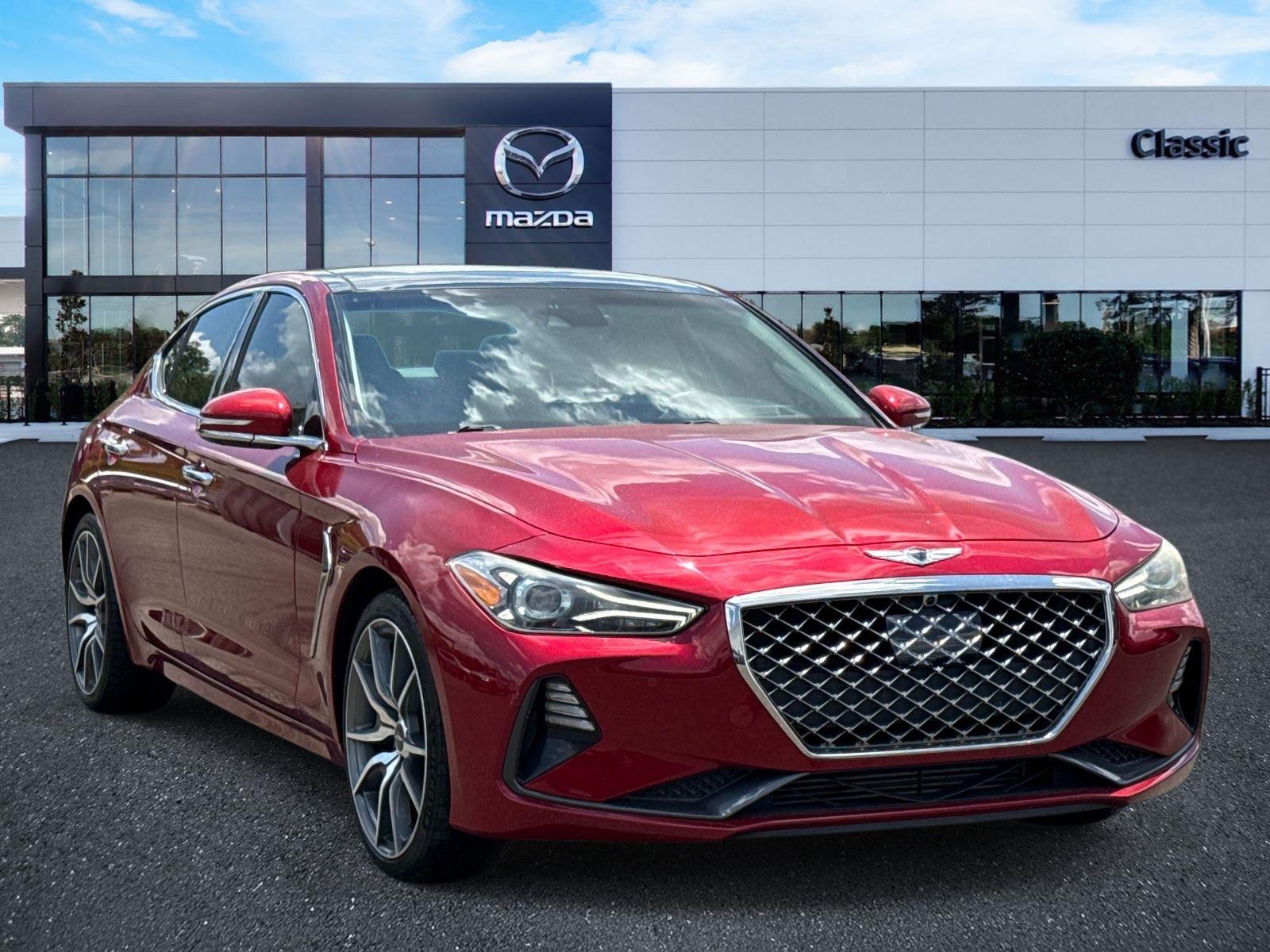 Havana Red 2019 Genesis G70 2.0T Advanced RWD Sedan Rear-Wheel Drive Automatic
