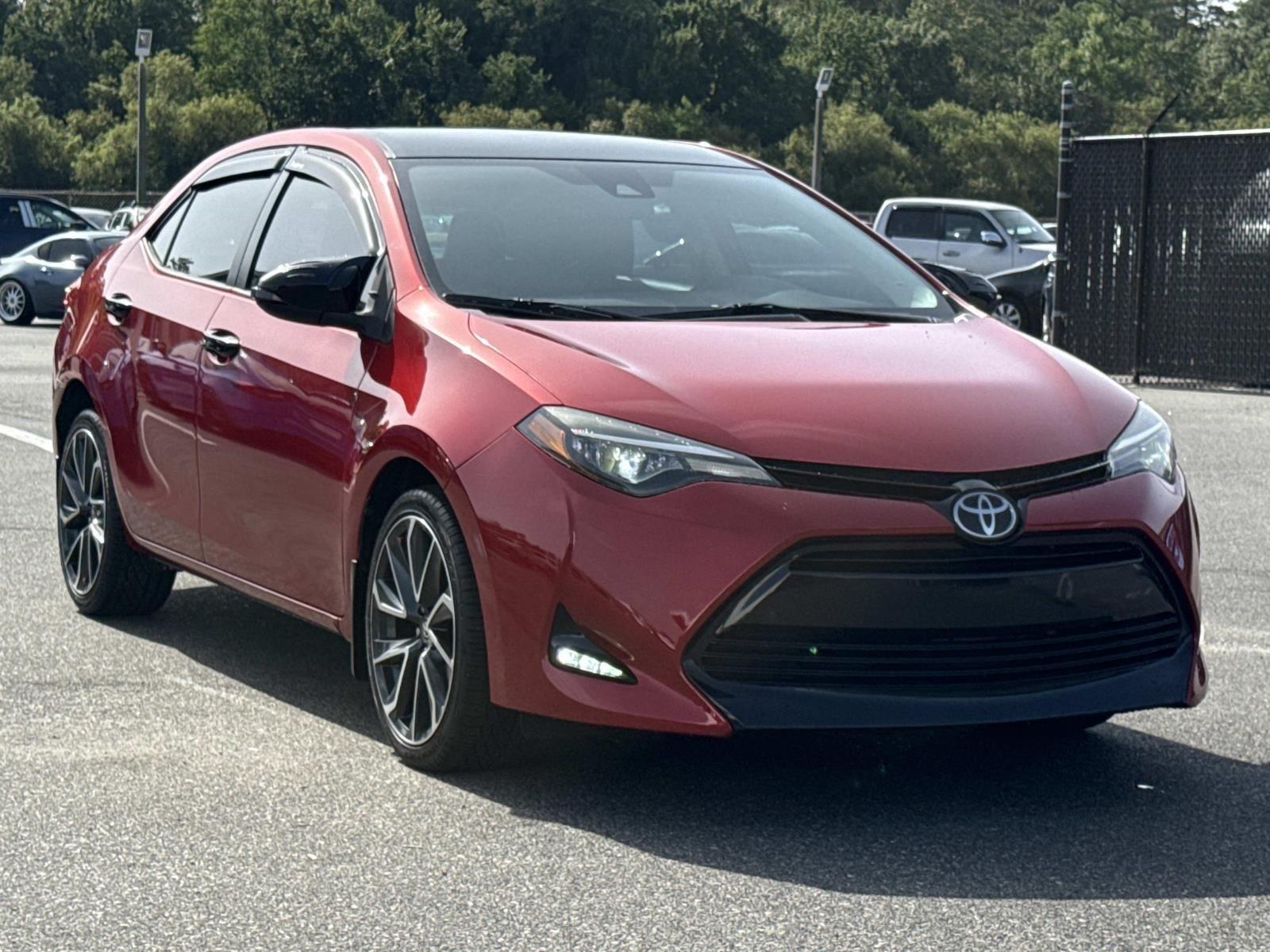 Barcelona Red Metallic 2018 Toyota Corolla Sedan Front-Wheel Drive Continuously Variable Transmission
