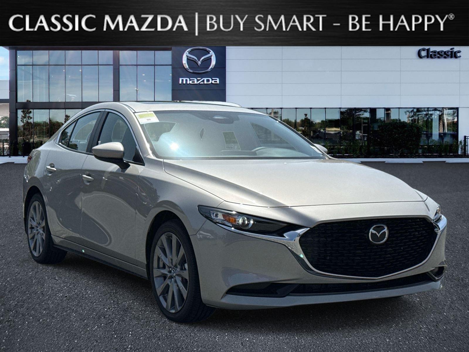 Gray (Platinum Quartz Metallic) 2026 Mazda MAZDA3 Sedan Front-Wheel Drive Automatic