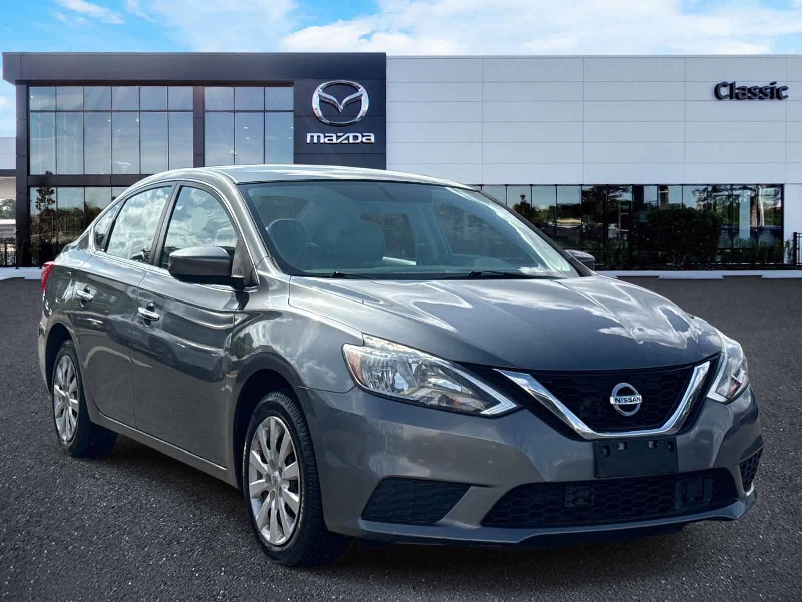 Gray (Gun Metallic) 2018 Nissan Sentra Sedan Front-Wheel Drive Continuously Variable Transmission