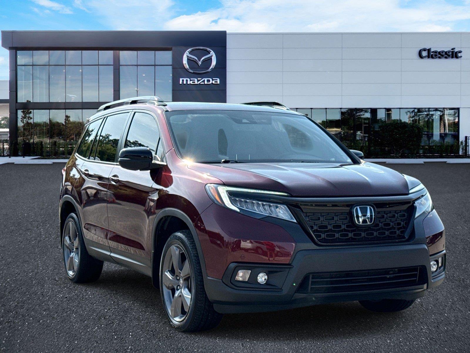 Red (Deep Scarlet Pearl) 2021 Honda Passport SUV / Crossover All-Wheel Drive Automatic