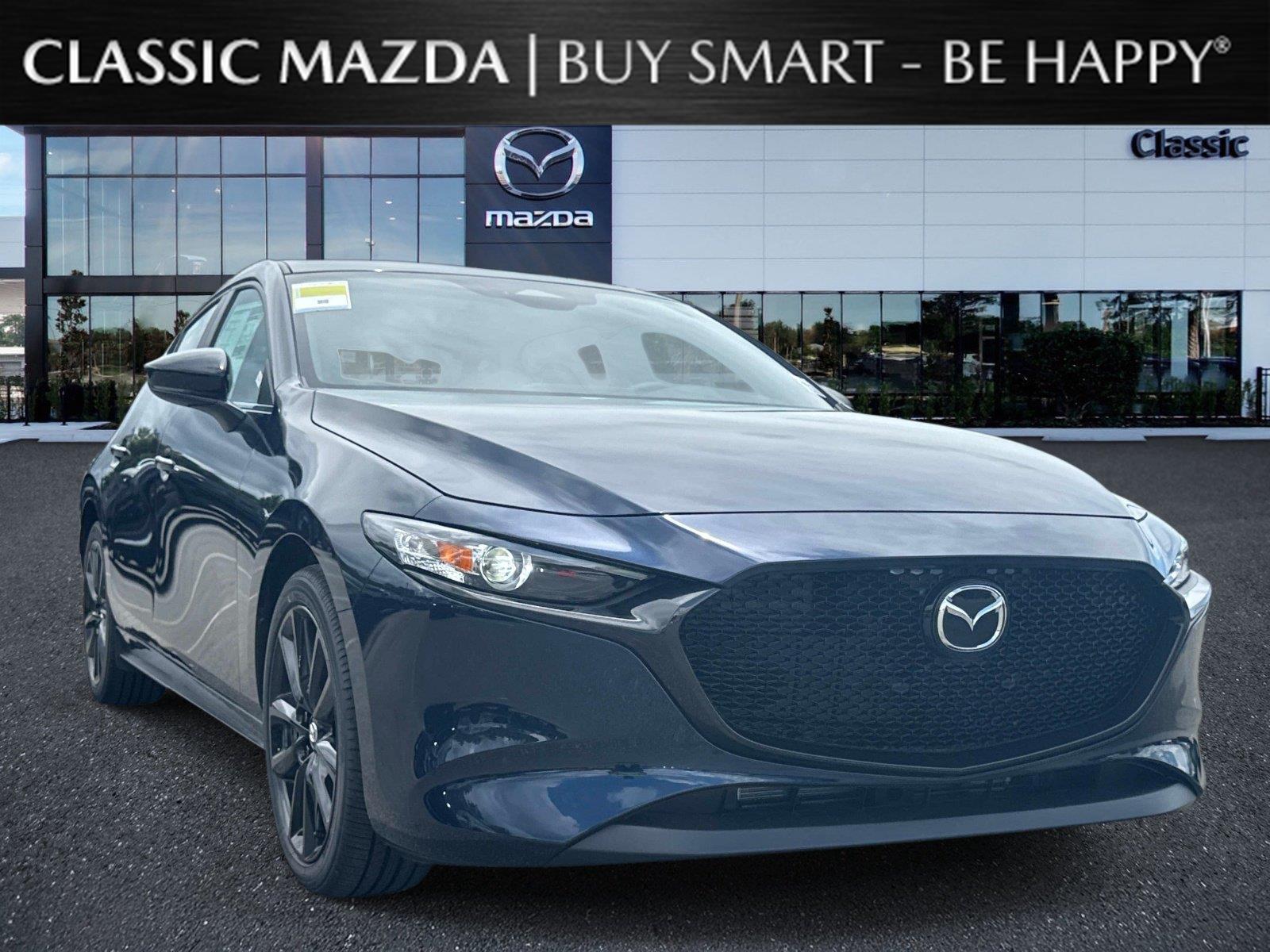 Deep Crystal Blue Mica 2026 Mazda MAZDA3 Hatchback Front-Wheel Drive Automatic