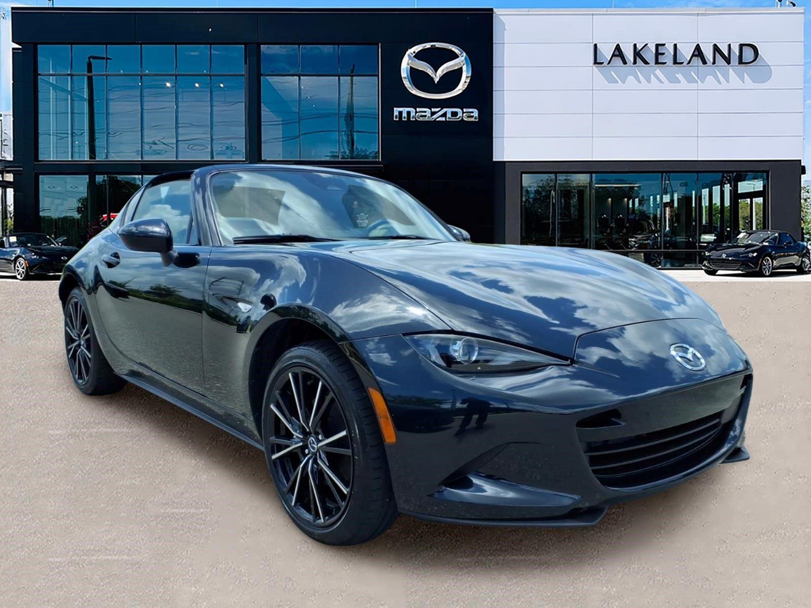 Jet Black Mica 2025 Mazda MX-5 Miata Convertible Rear-Wheel Drive Automatic
