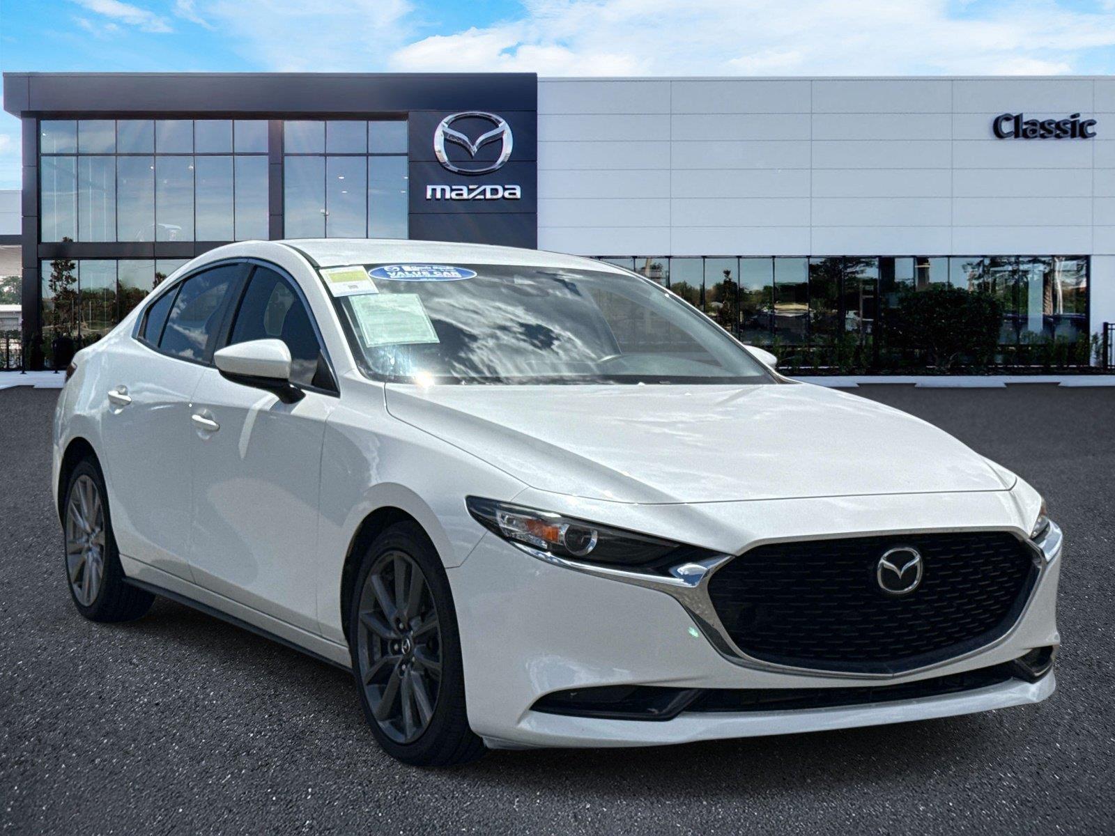 Snowflake White Pearl Mica 2019 Mazda MAZDA3 Sedan Front-Wheel Drive Automatic