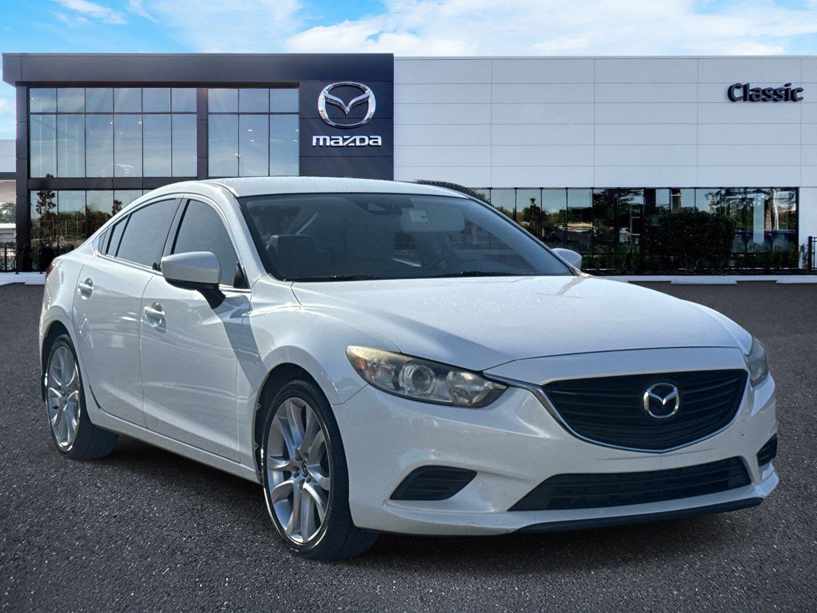 Snowflake White Pearl Mica 2017 Mazda MAZDA6 Sedan Front-Wheel Drive Automatic