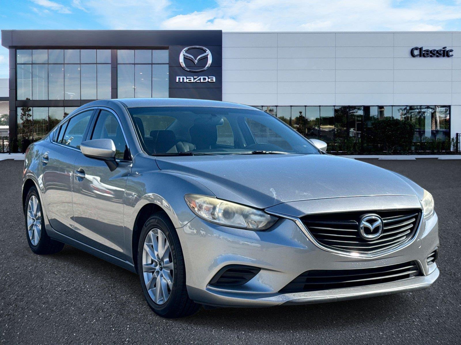 Liquid Silver Metallic 2014 Mazda MAZDA6 Sedan Front-Wheel Drive Automatic