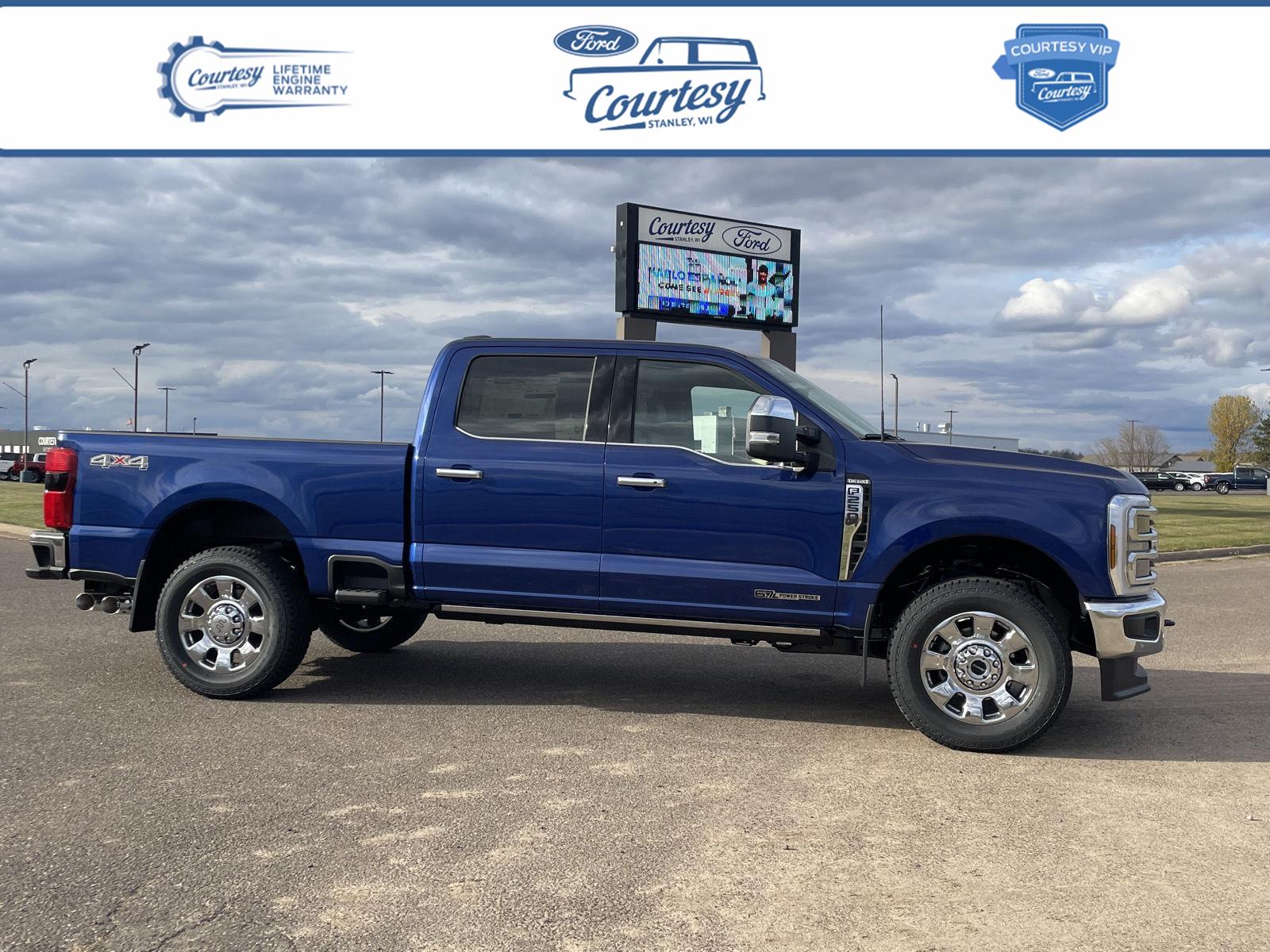 Argon Blue Metallic 2026 Ford F-250 Super Duty King Ranch Crew Cab 4WD Pickup Truck Four-Wheel Drive Automatic