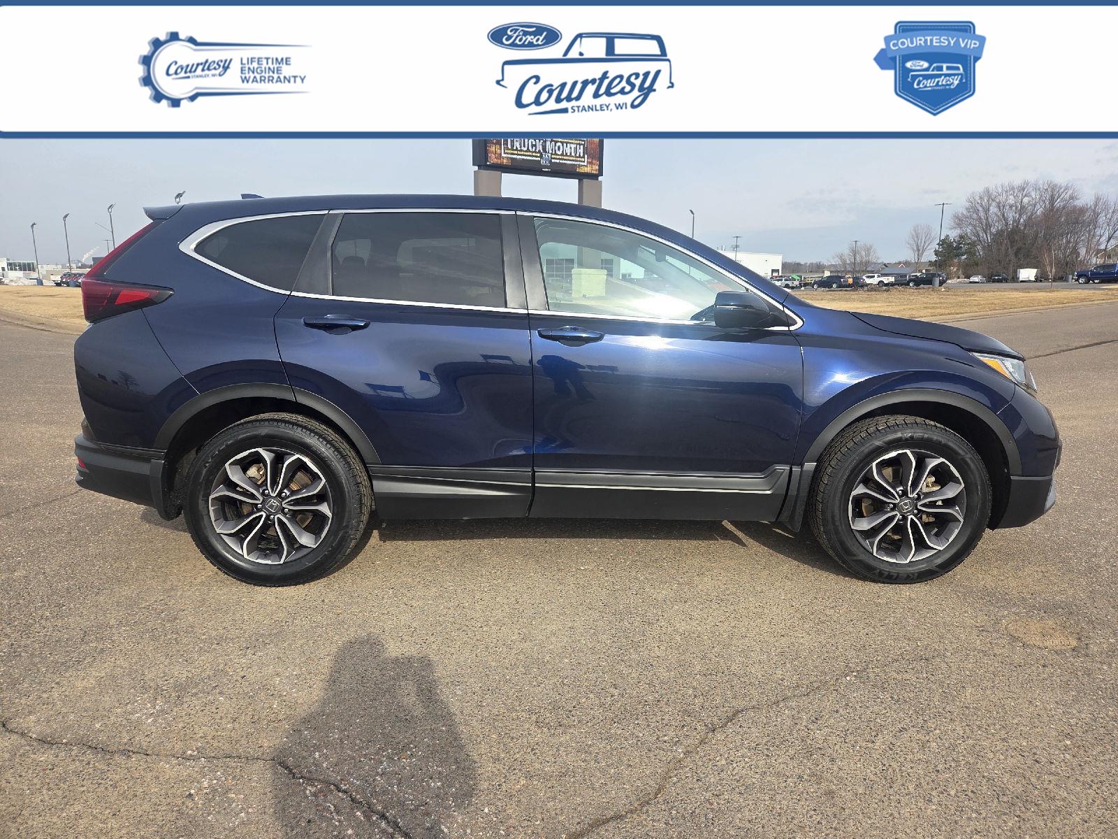 Black (Obsidian Blue Pearl) 2020 Honda CR-V EX AWD SUV / Crossover All-Wheel Drive Continuously Variable Transmission