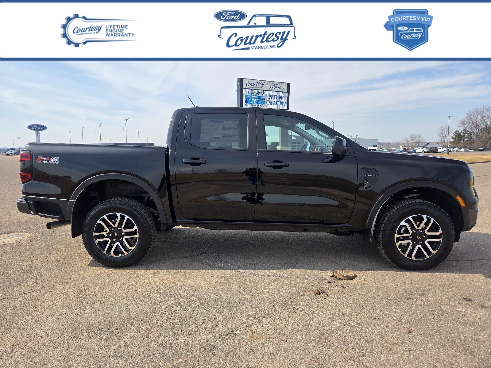 Shadow Black 2026 Ford Ranger Pickup Truck Four-Wheel Drive Automatic