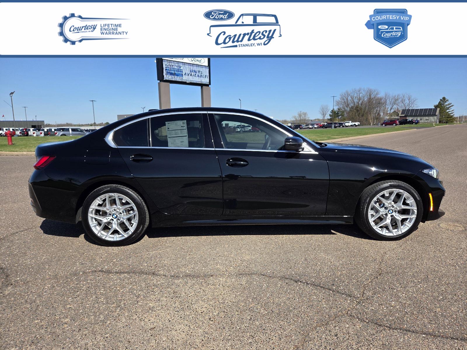 Black 2025 BMW 3 Series 330i xDrive Sedan All-Wheel Drive Automatic