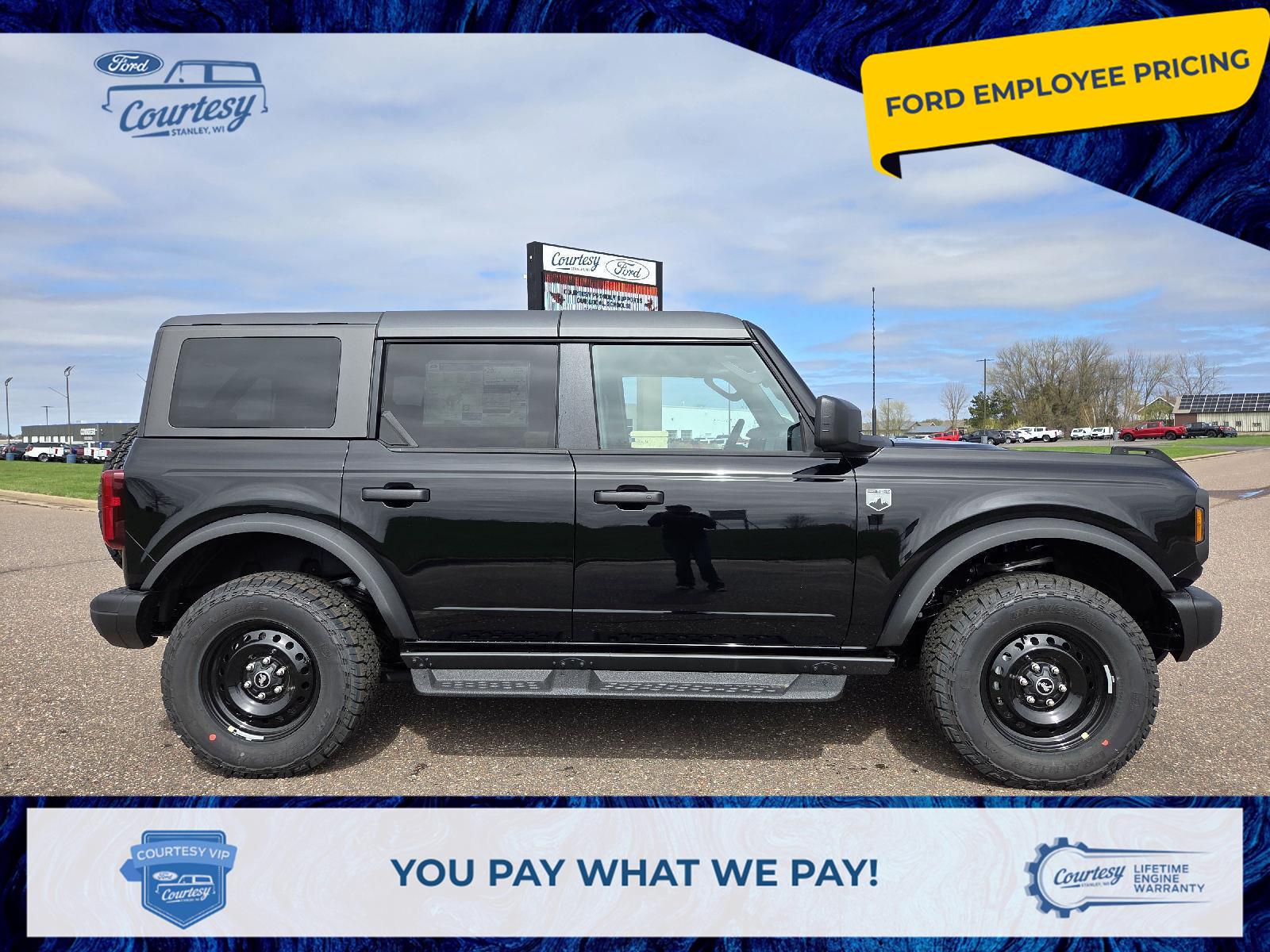 Shadow Black 2026 Ford Bronco Big Bend 4-Door 4WD SUV / Crossover Four-Wheel Drive Automatic
