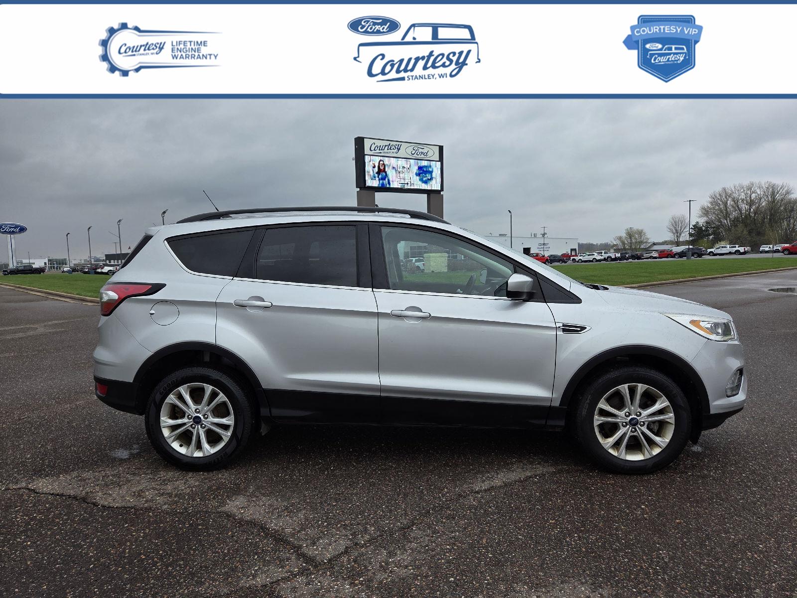 Ingot Silver Metallic 2018 Ford Escape SEL AWD SUV / Crossover All-Wheel Drive 6-Speed Automatic
