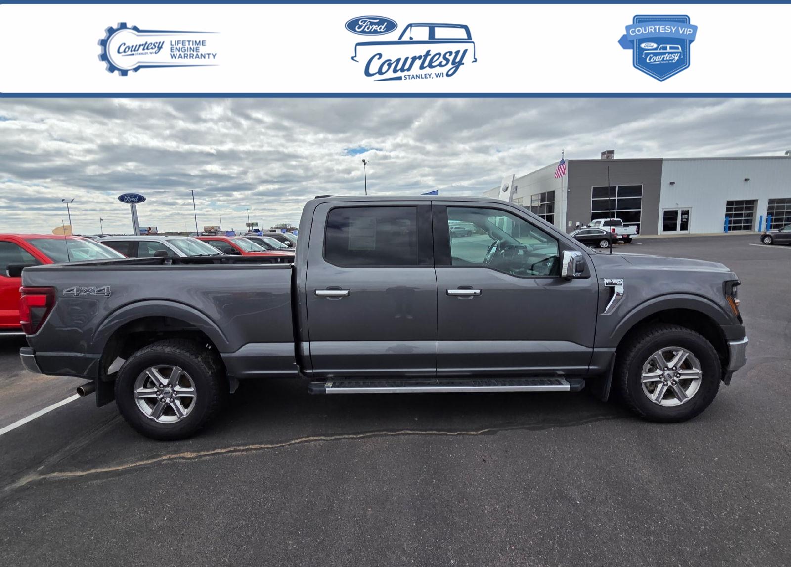 Carbonized Gray Metallic 2024 Ford F-150 Pickup Truck Four-Wheel Drive Automatic