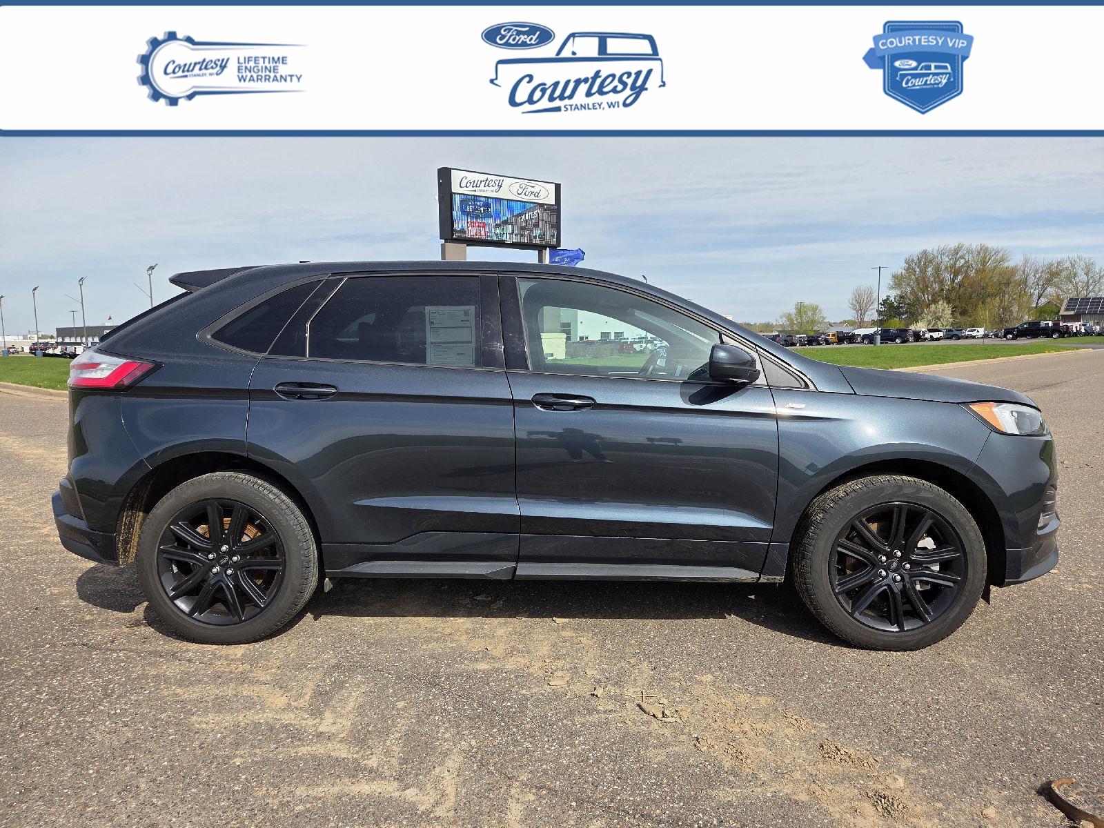 Stone Blue 2024 Ford Edge ST Line AWD SUV / Crossover All-Wheel Drive 8-Speed Automatic