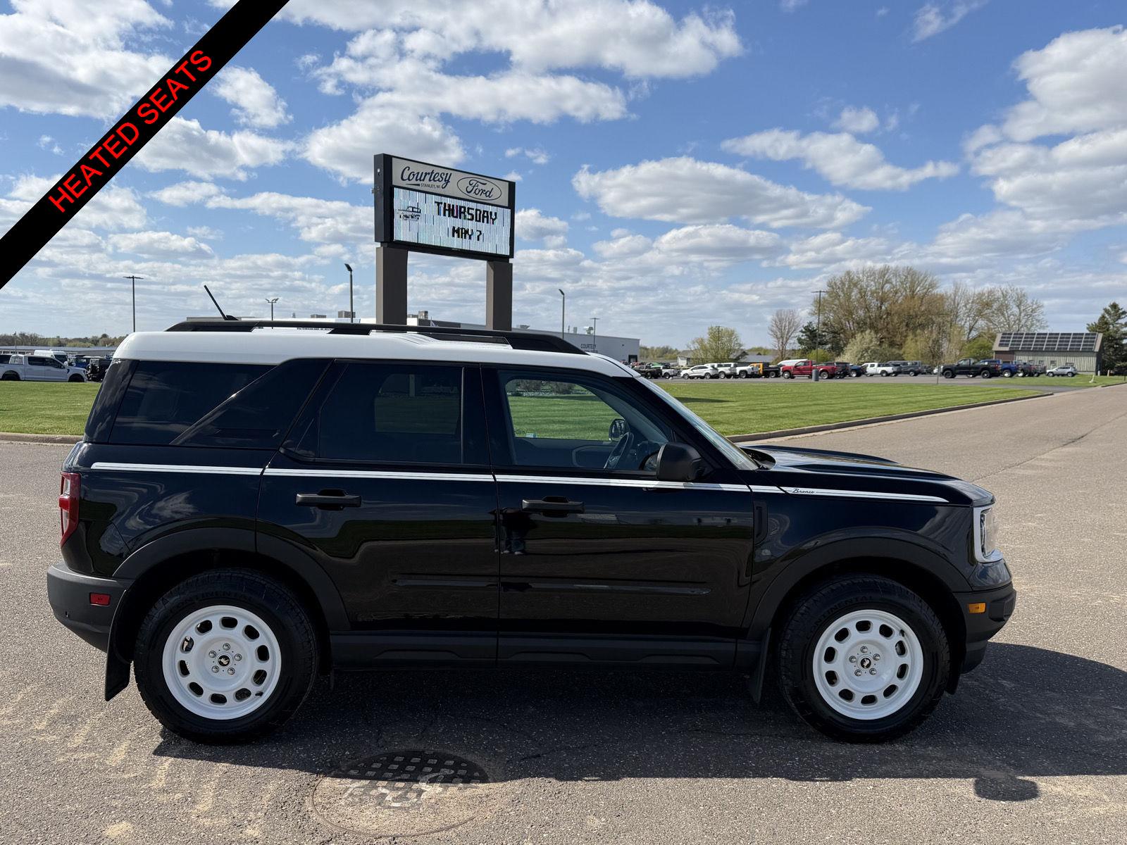 Shadow Black 2024 Ford Bronco Sport SUV / Crossover All-Wheel Drive 8-Speed Automatic