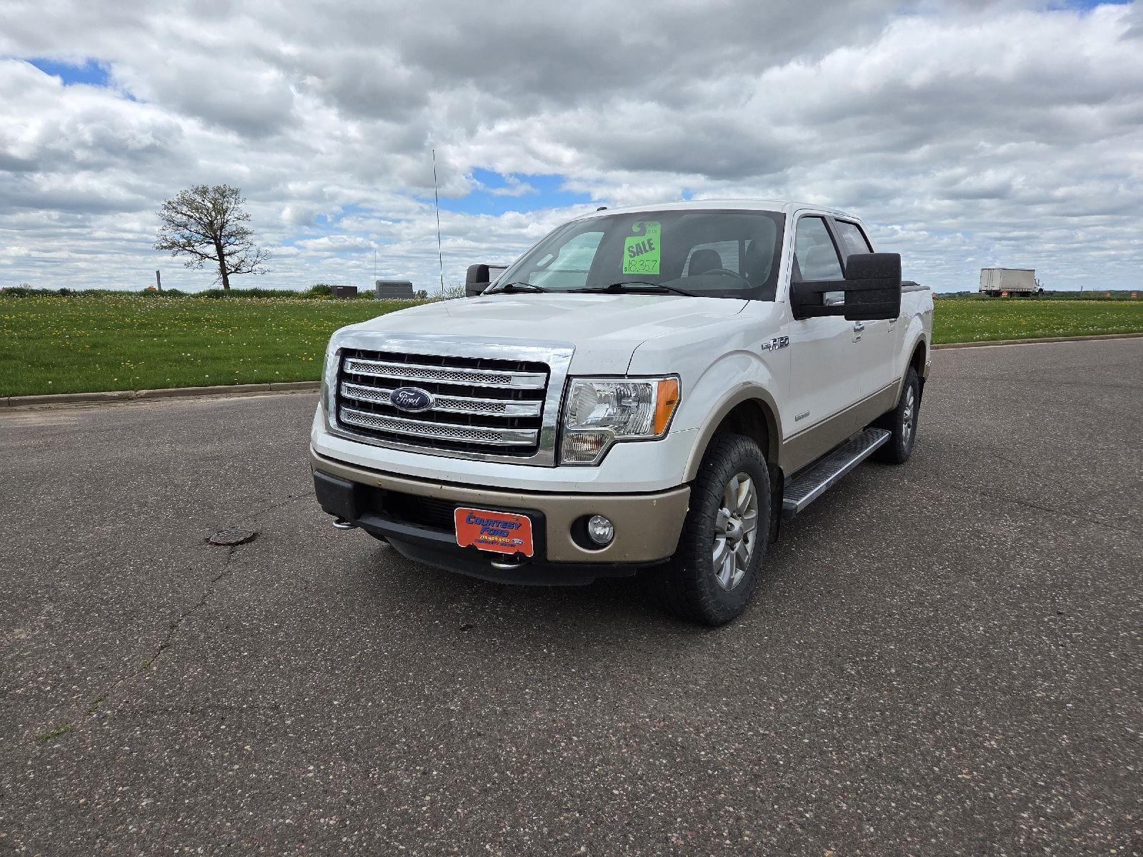 White Platinum Metallic Tri-Coat 2013 Ford F-150 Pickup Truck Four-Wheel Drive 6-Speed Automatic Overdrive
