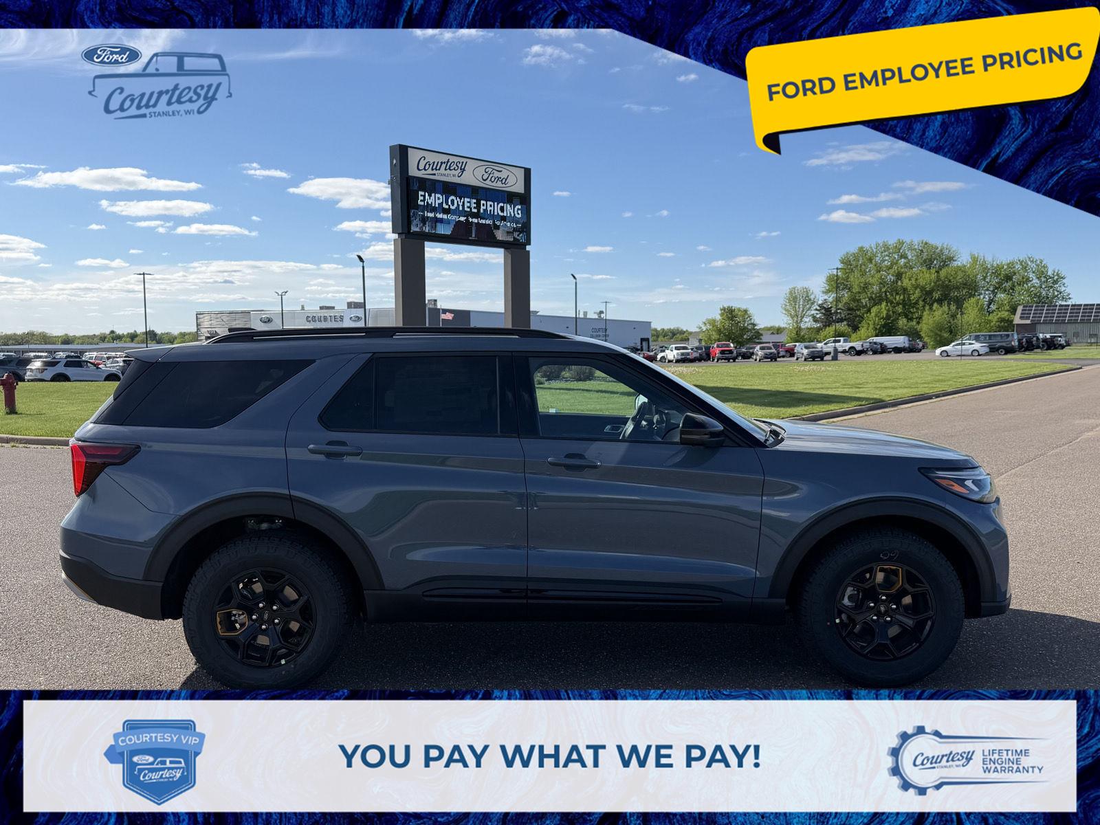 VAPORBLUE 2026 Ford Explorer Tremor AWD SUV / Crossover All-Wheel Drive Automatic