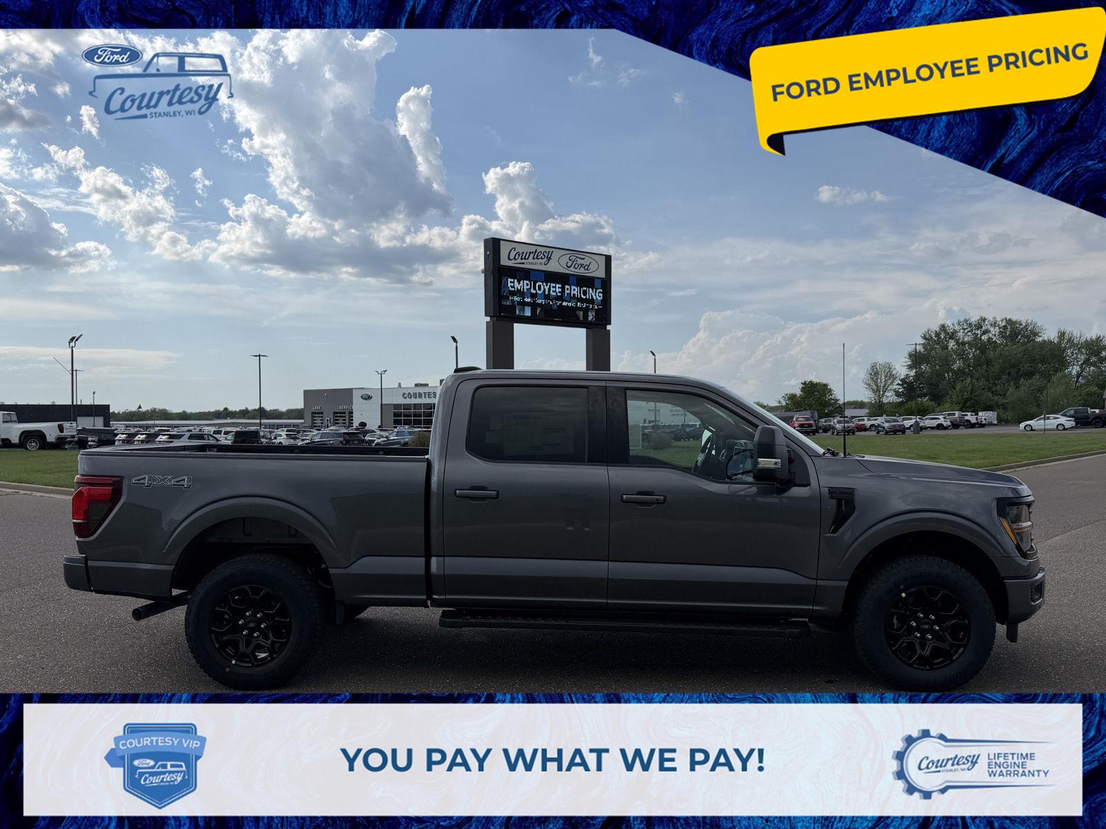 Carbonized Gray Metallic 2026 Ford F-150 Pickup Truck Four-Wheel Drive Automatic