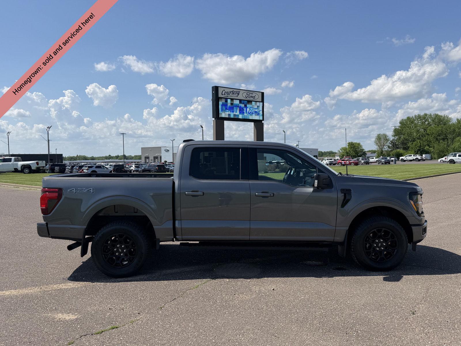 Carbonized Gray Metallic 2024 Ford F-150 Pickup Truck Four-Wheel Drive Automatic