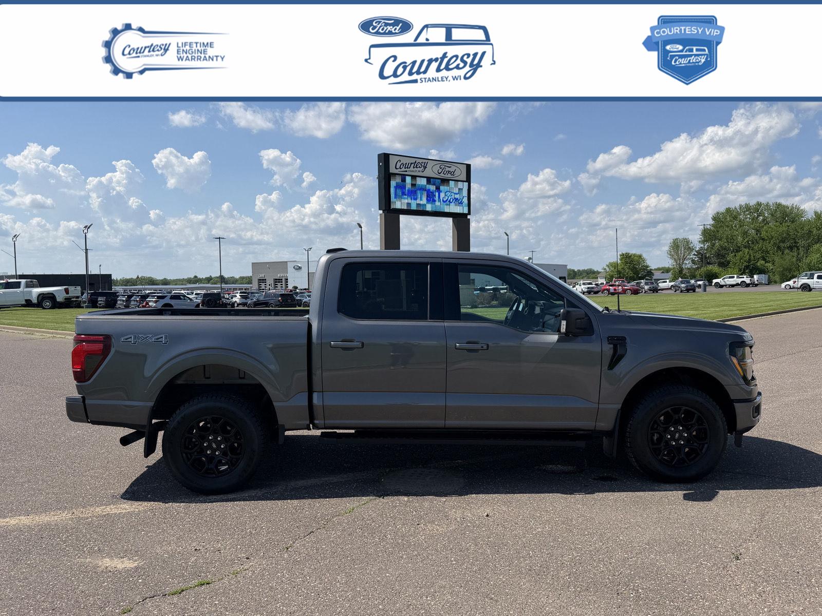 Carbonized Gray Metallic 2024 Ford F-150 Pickup Truck Four-Wheel Drive Automatic